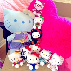 🌸Sanrio TY Beanie Babies🌸 Hello Kitty 10 pc set